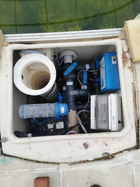 Remise en état du bloc de filtration, test de pression