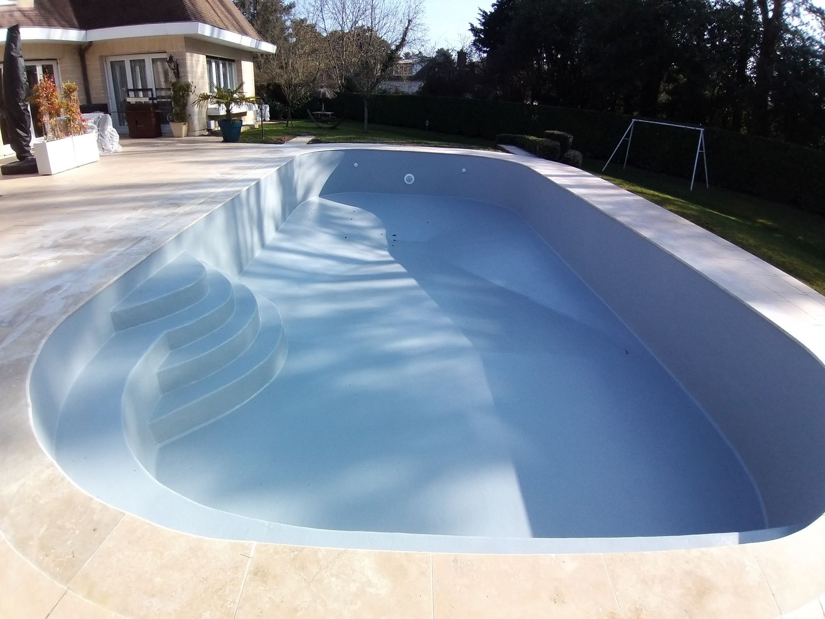 Transformation d'une piscine Waterair de 30 ans
